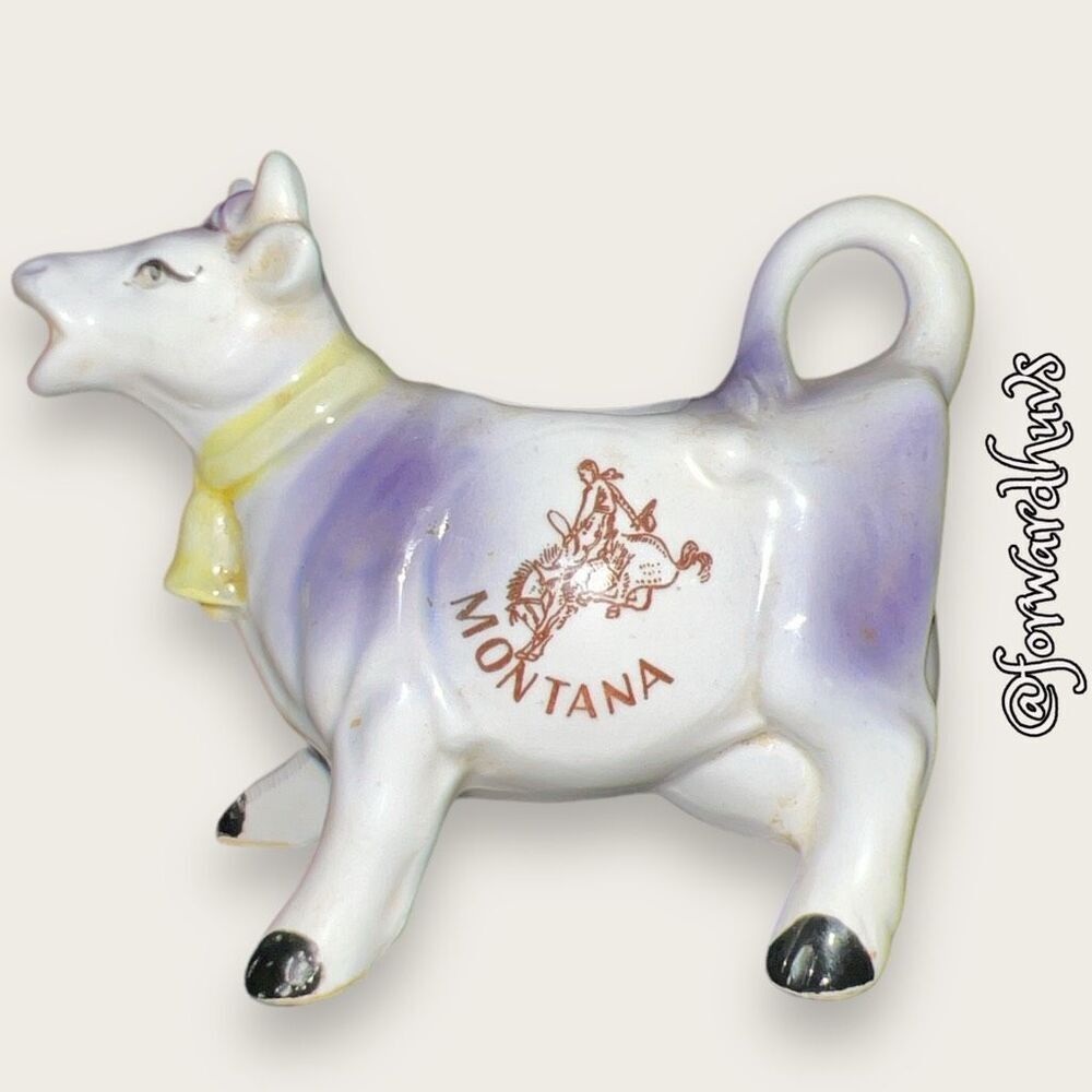 Vintage Montana  Collectible Cow Creamer